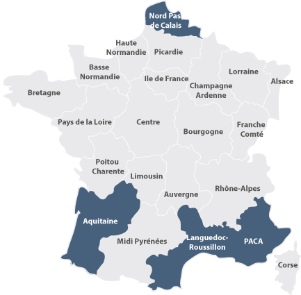 Carte des thalasso en France