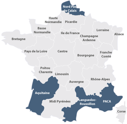 carte des centres thalassothérapie en france