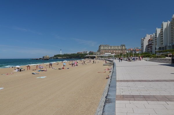 Biarritz : le bord de mer le plus proche de Cambo les Bains