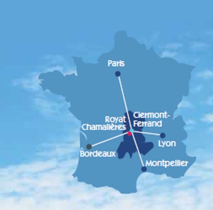 Localisation de Royat