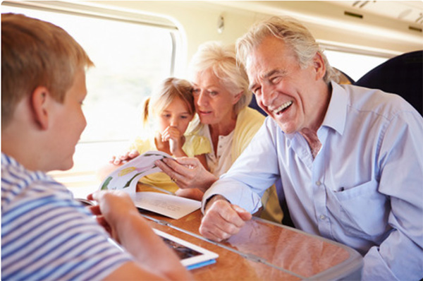 grands parents et petits enfants