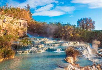 sources de  saturnia en Italie