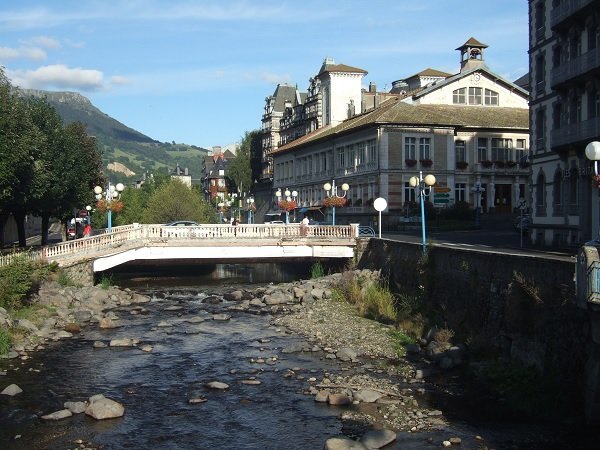 La station thermale de La Bourboule dans le Puy de Dôme