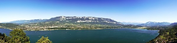 Le lac du Bourget en Savoie - un attrait touristique important pour Aix les Bains