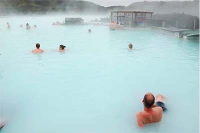 lagon bleu en Islande