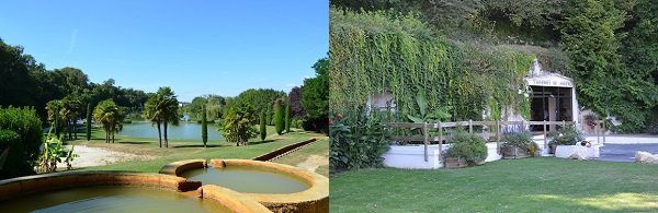 Le parc thermal de Jonzac avec ses thermes