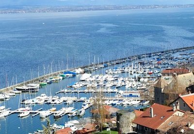 Thonon les Bains et le lac Léman