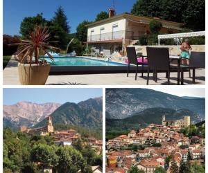 Photo Appartement en rez-de-chaussée de villa avec piscine pour les curistes de Vernet les Bains