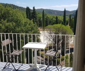 Photo Studio avec balcon et vue dégagée proche des thermes de Gréoux les Bains