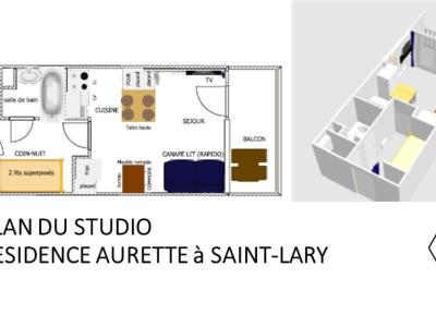 Logement pour curiste à Saint-Lary-Soulan photo 12 adv17012681