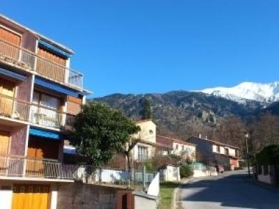 Photo T1 40m2 avec balcon donnant sur le Canigou, à 10min à pied des thermes de Vernet