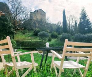 Photo Location studio au pied du château des Templiers avec terrasse et parking
